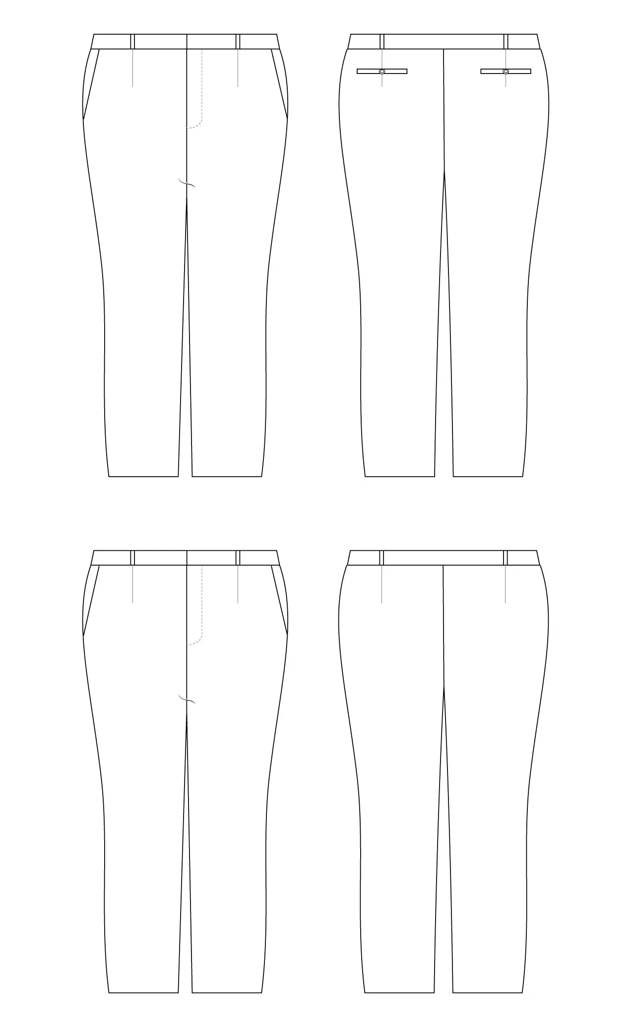 Meriam Trousers 12-32 printed pattern