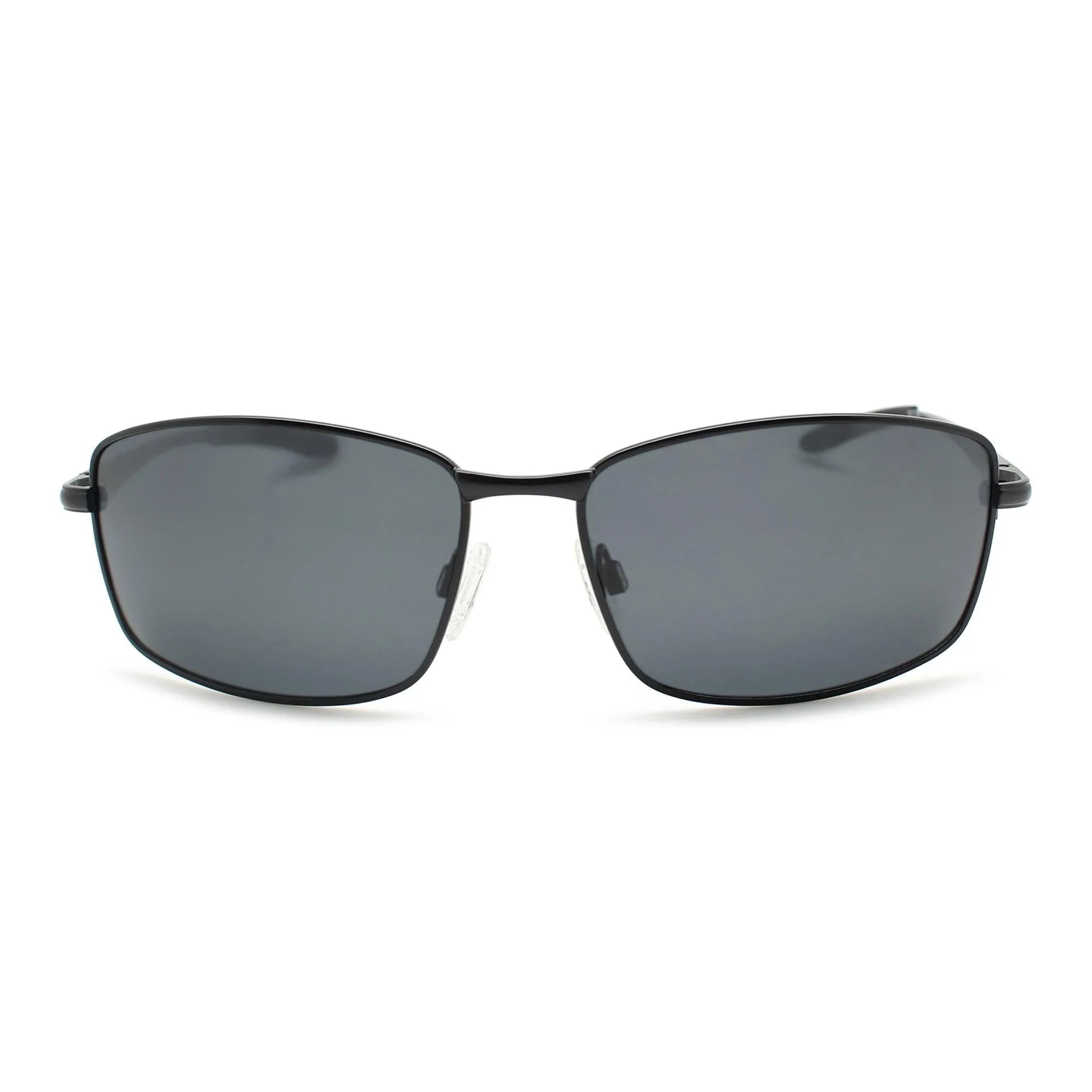 Metal Rectangular Polarized Sunglasses for Men | N-8410P