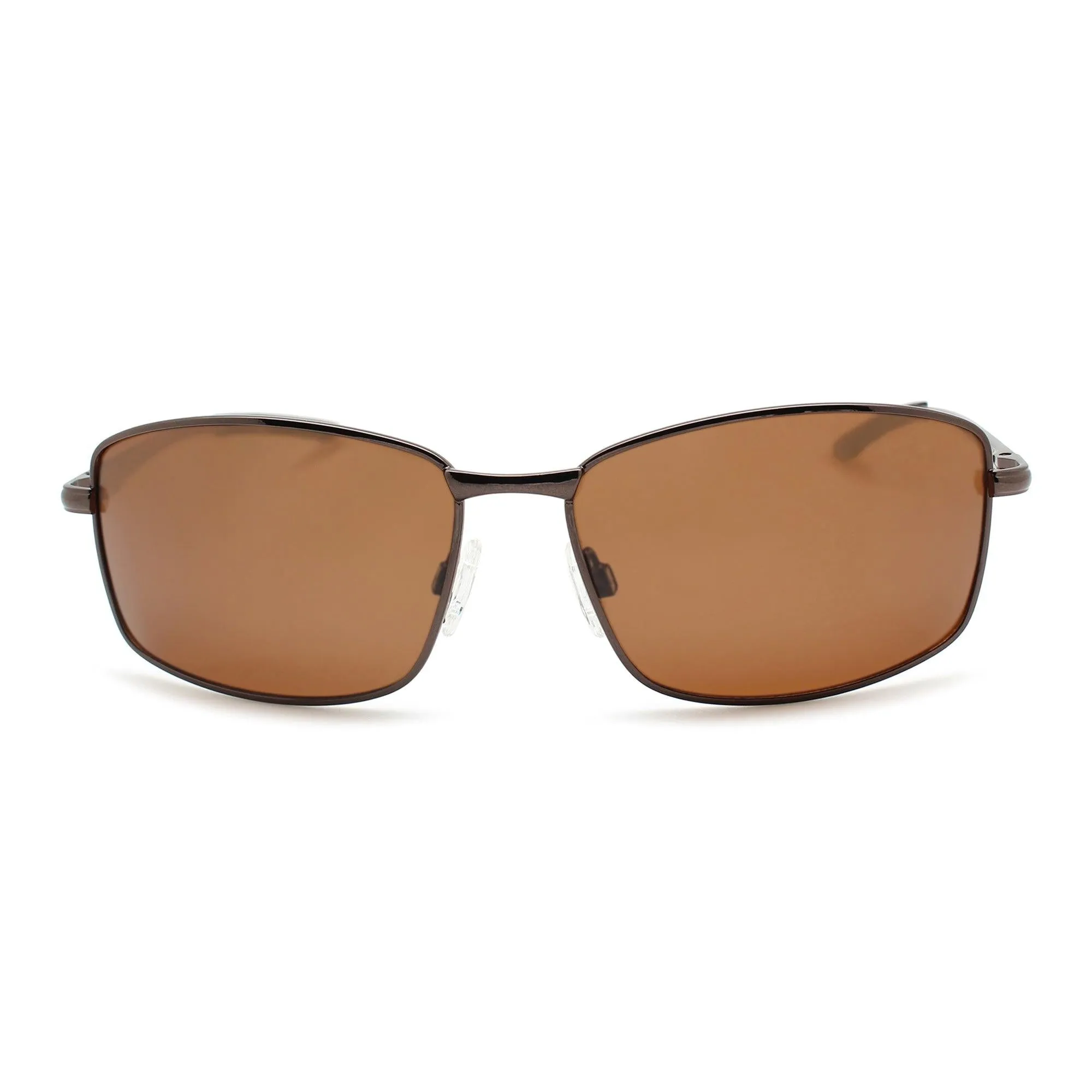 Metal Rectangular Polarized Sunglasses for Men | N-8410P