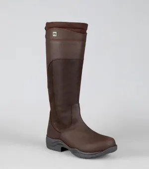 Miletto Waterproof Country Boots Brown (Wide Calf)