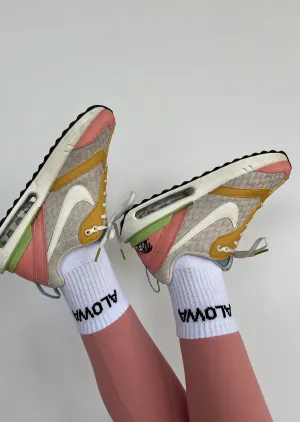 Mini Crew Socks White