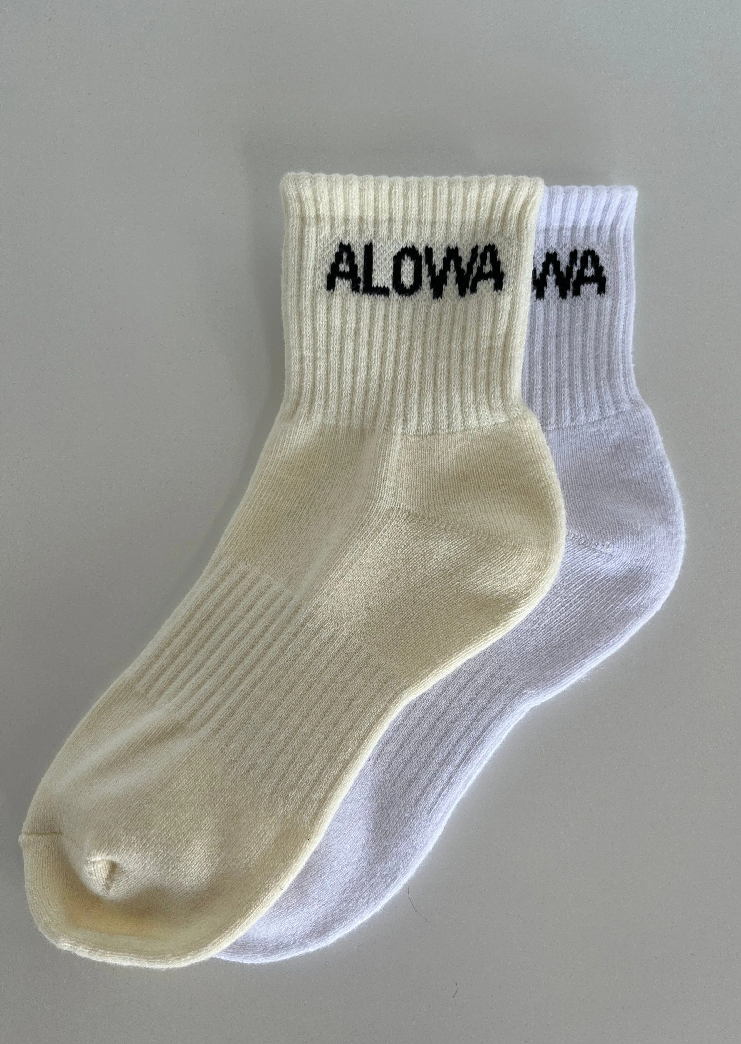 Mini Crew Socks White
