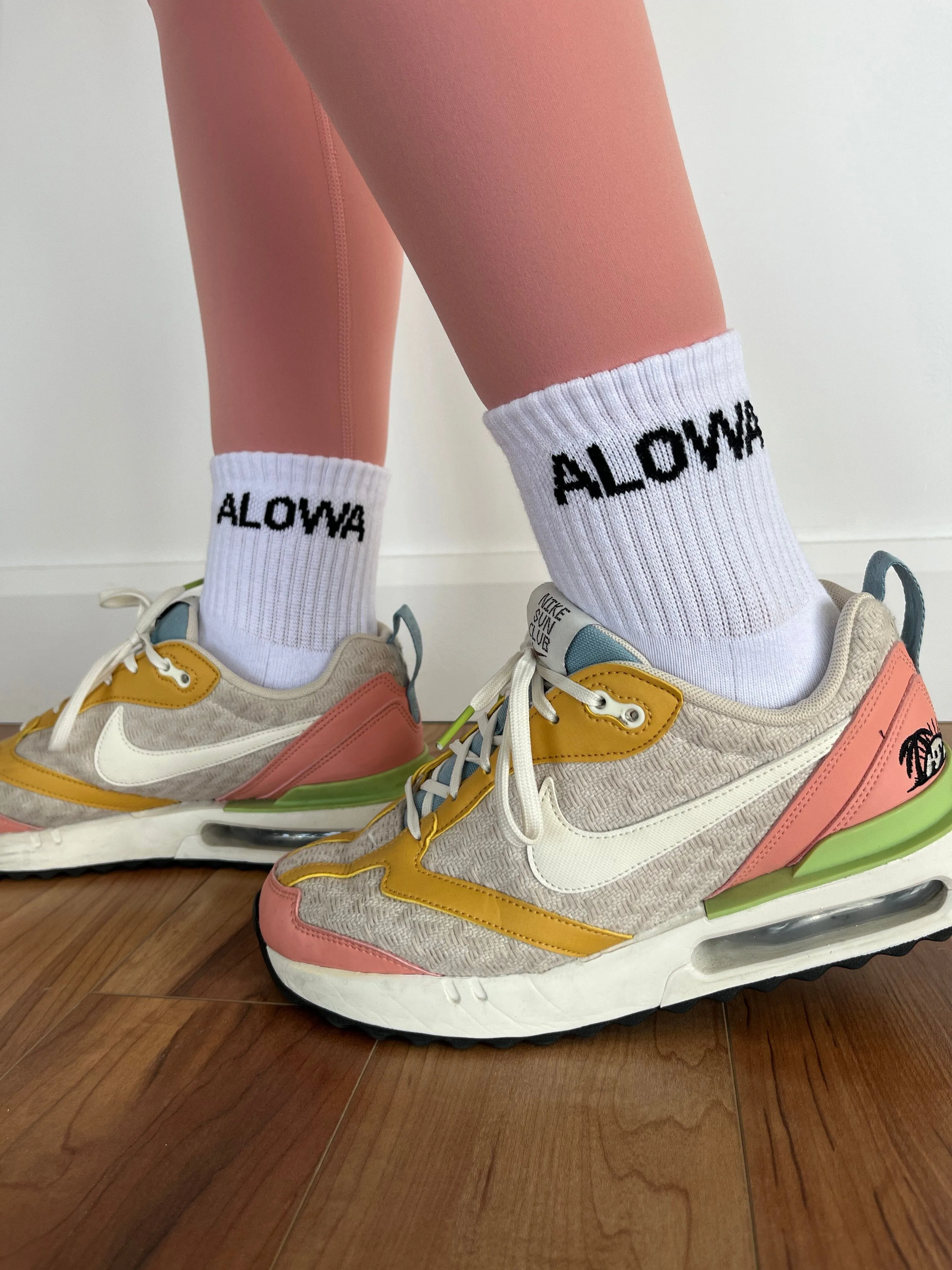 Mini Crew Socks White
