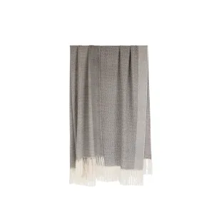 MINTA Collection Throw: Grey Willow