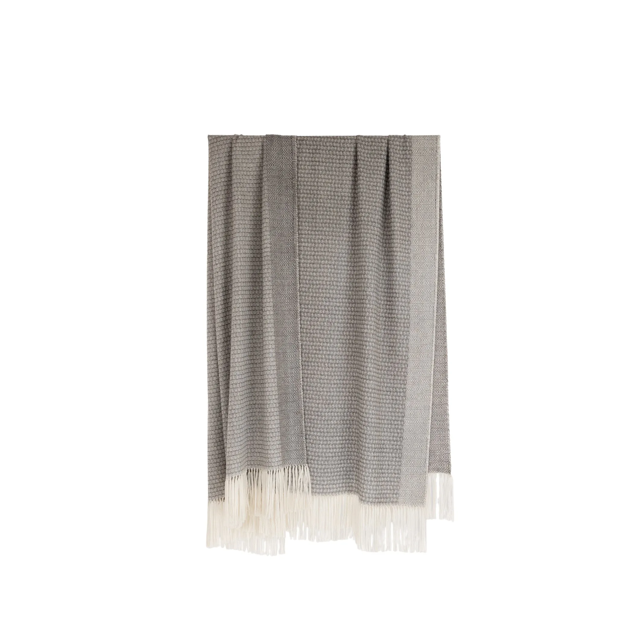 MINTA Collection Throw: Grey Willow