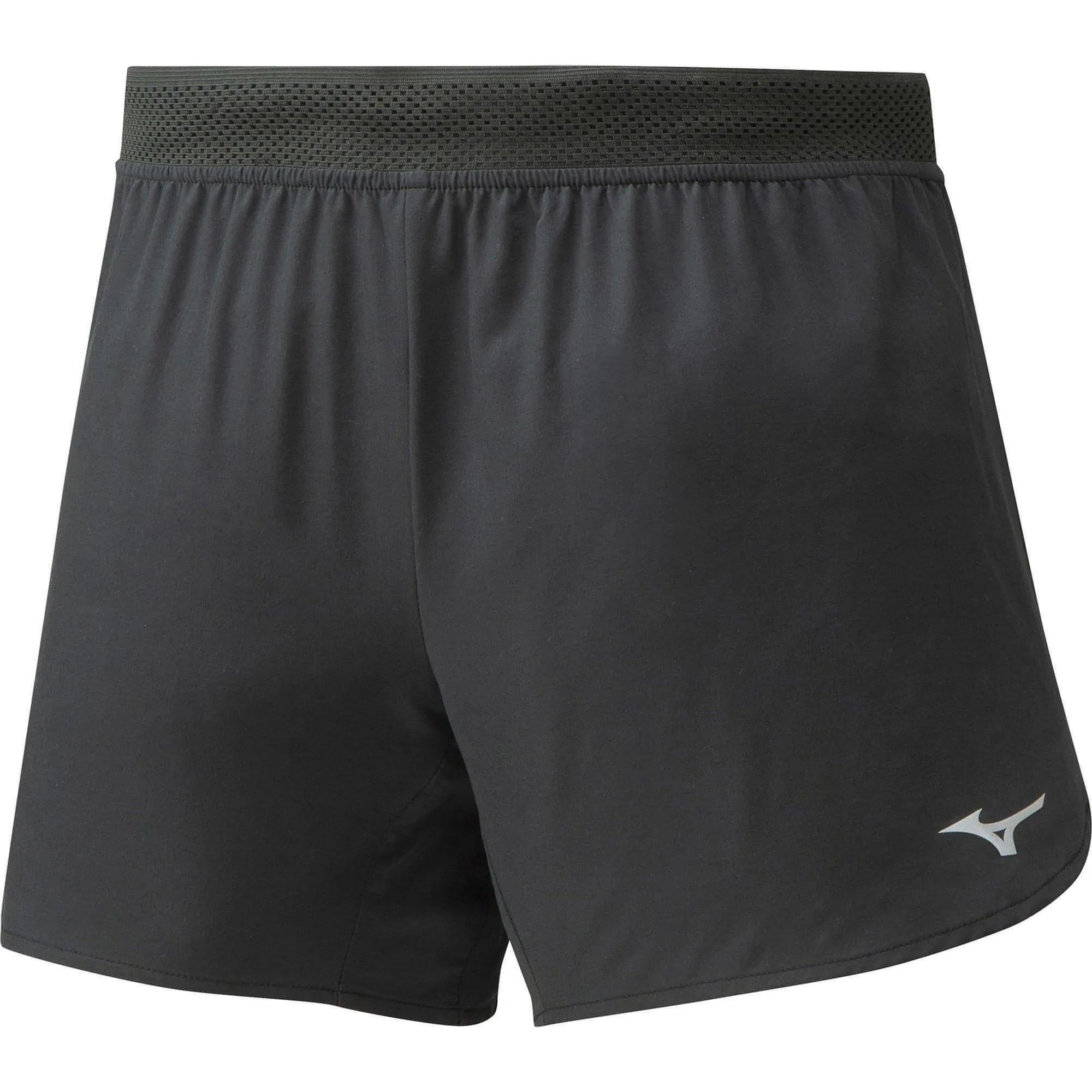 Mizuno ER 4.5 Inch 2 in 1 Womens Running Shorts - Black
