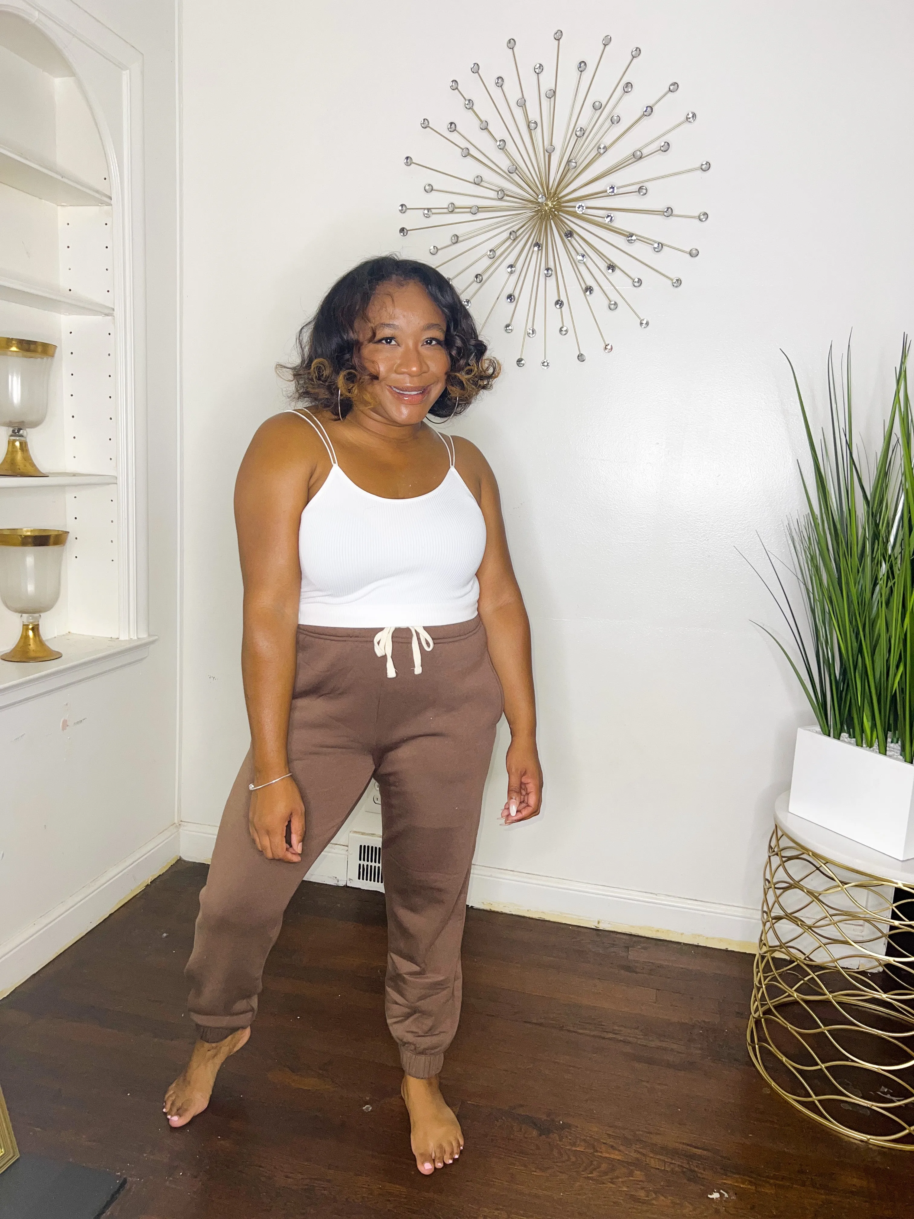 Mocha Cozy Joggers