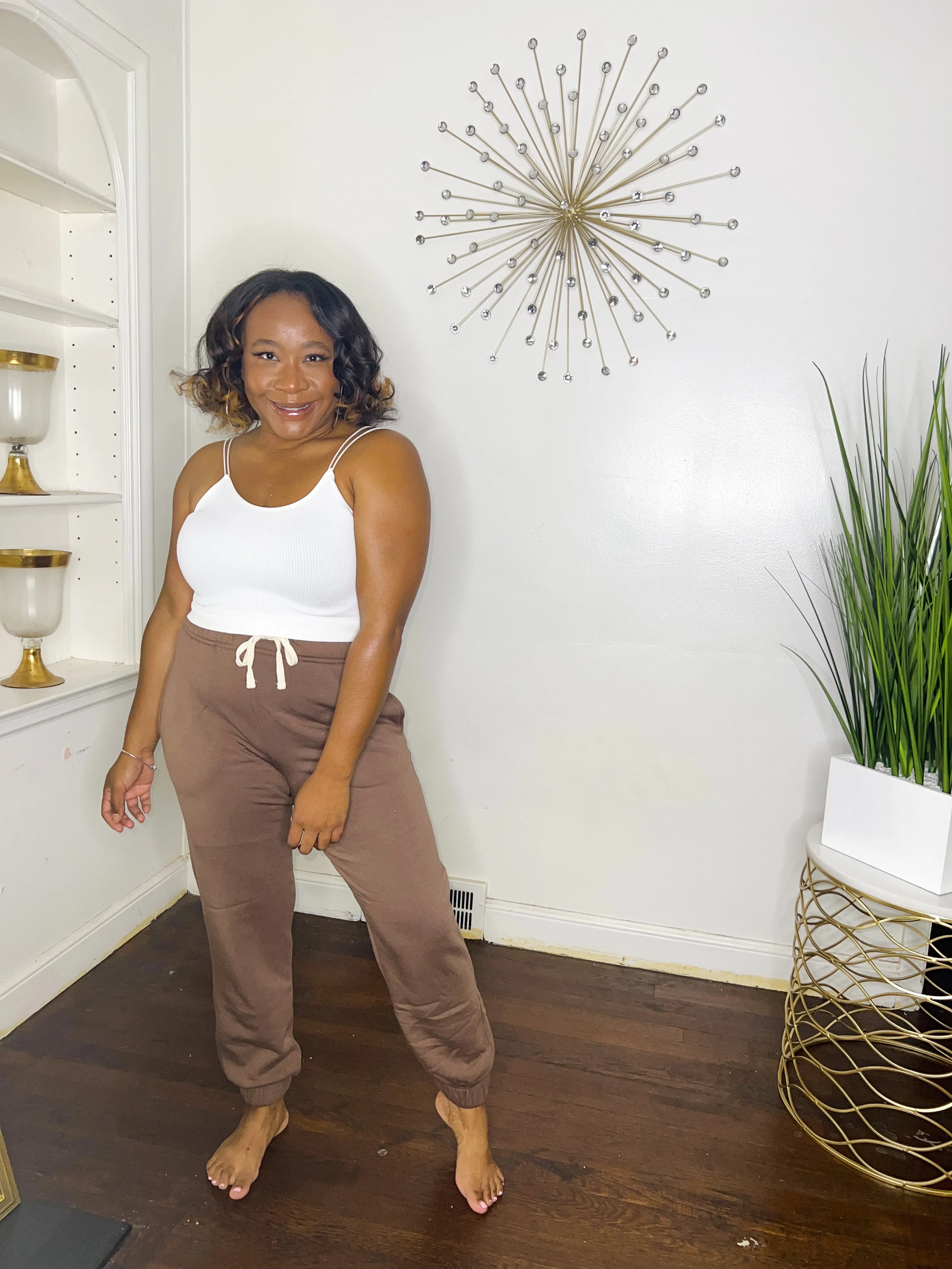 Mocha Cozy Joggers