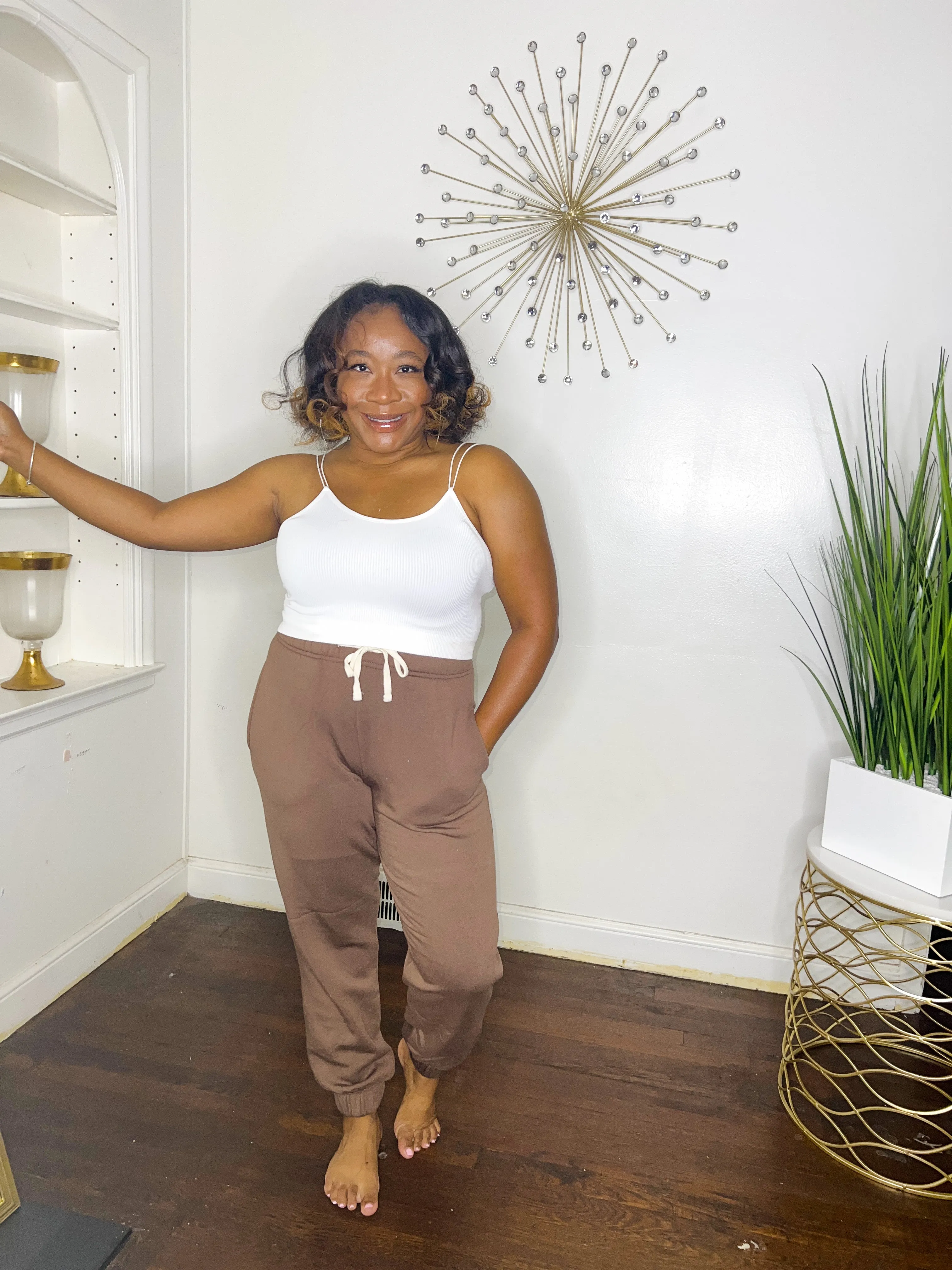 Mocha Cozy Joggers