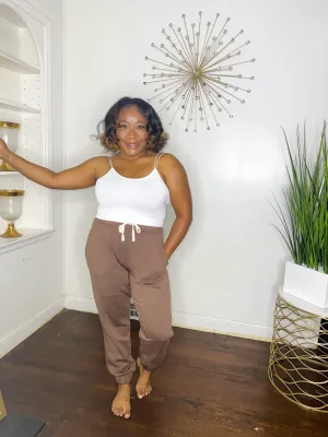 Mocha Cozy Joggers