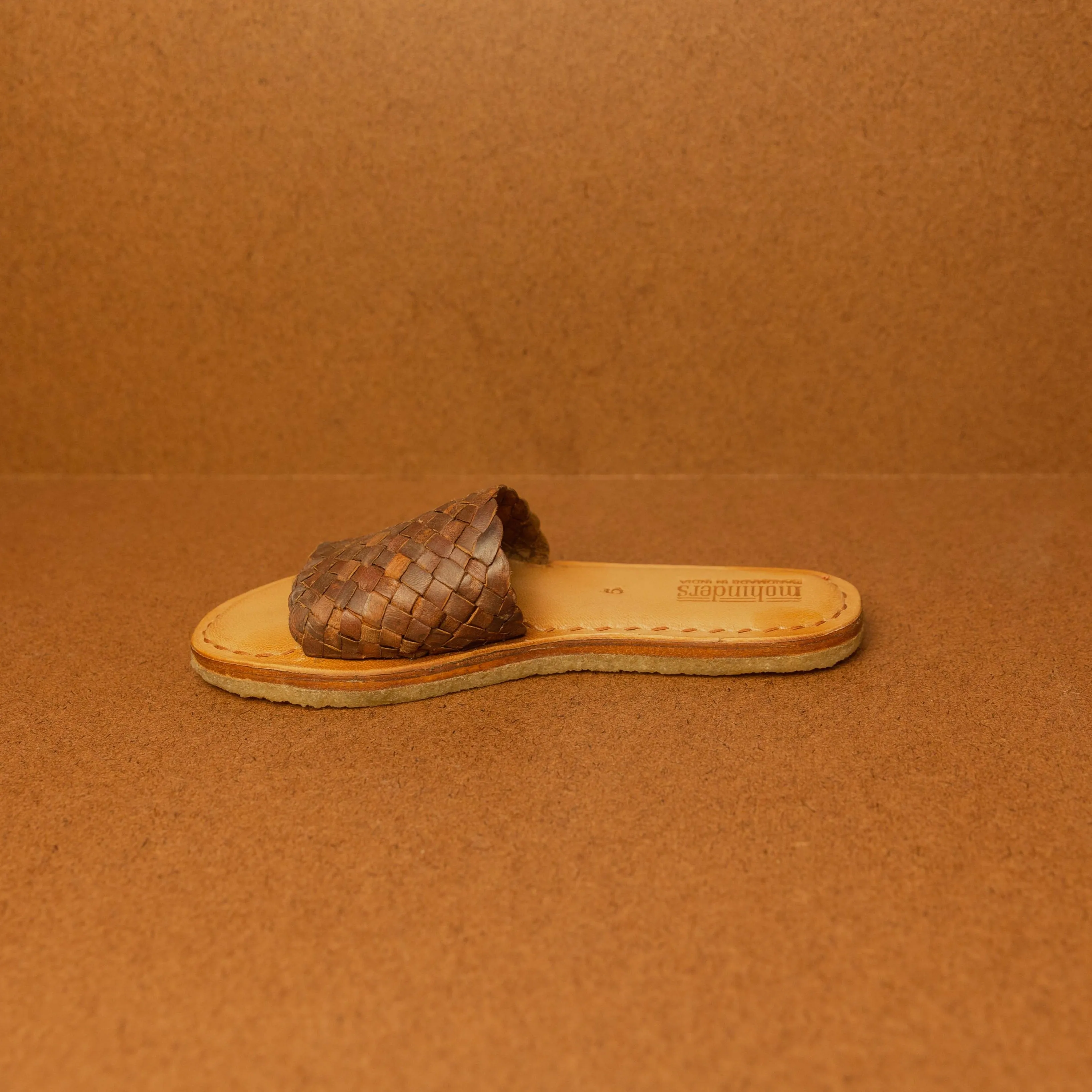 Mohinders Women's Woven Sandal in Walnut