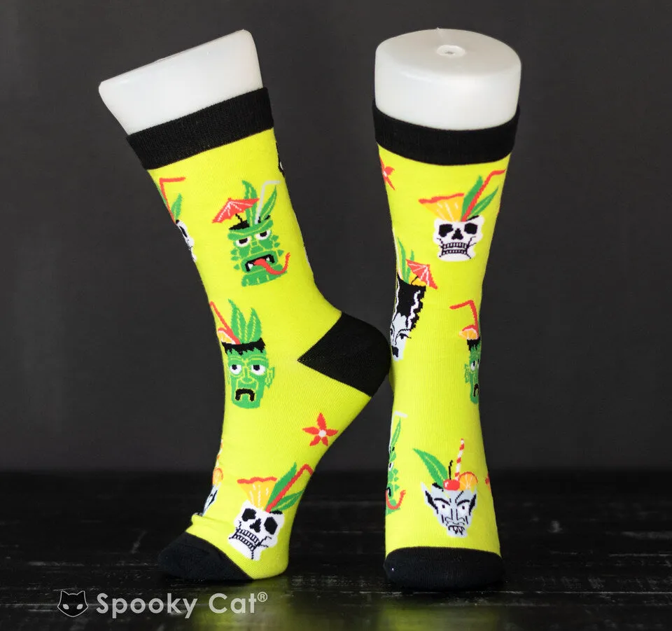 Monster Tiki Cocktail Socks (One Size)