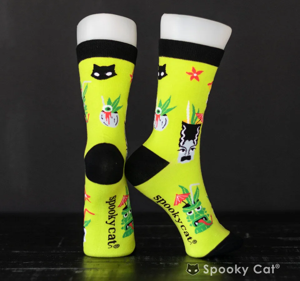 Monster Tiki Cocktail Socks (One Size)