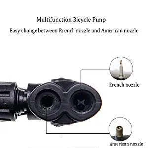 Moolten AIR Floor Pump for Cycle,Bike,Ball,Toys Inflatable(Steel Body)