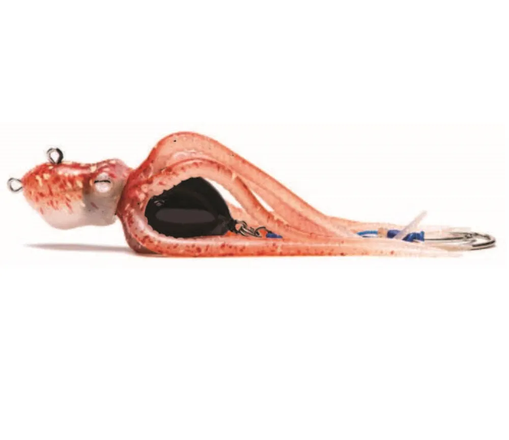 Mustad Ink Vader Kit with Tabs Heavy Self-Inking Octopus Soft Plastic Lure