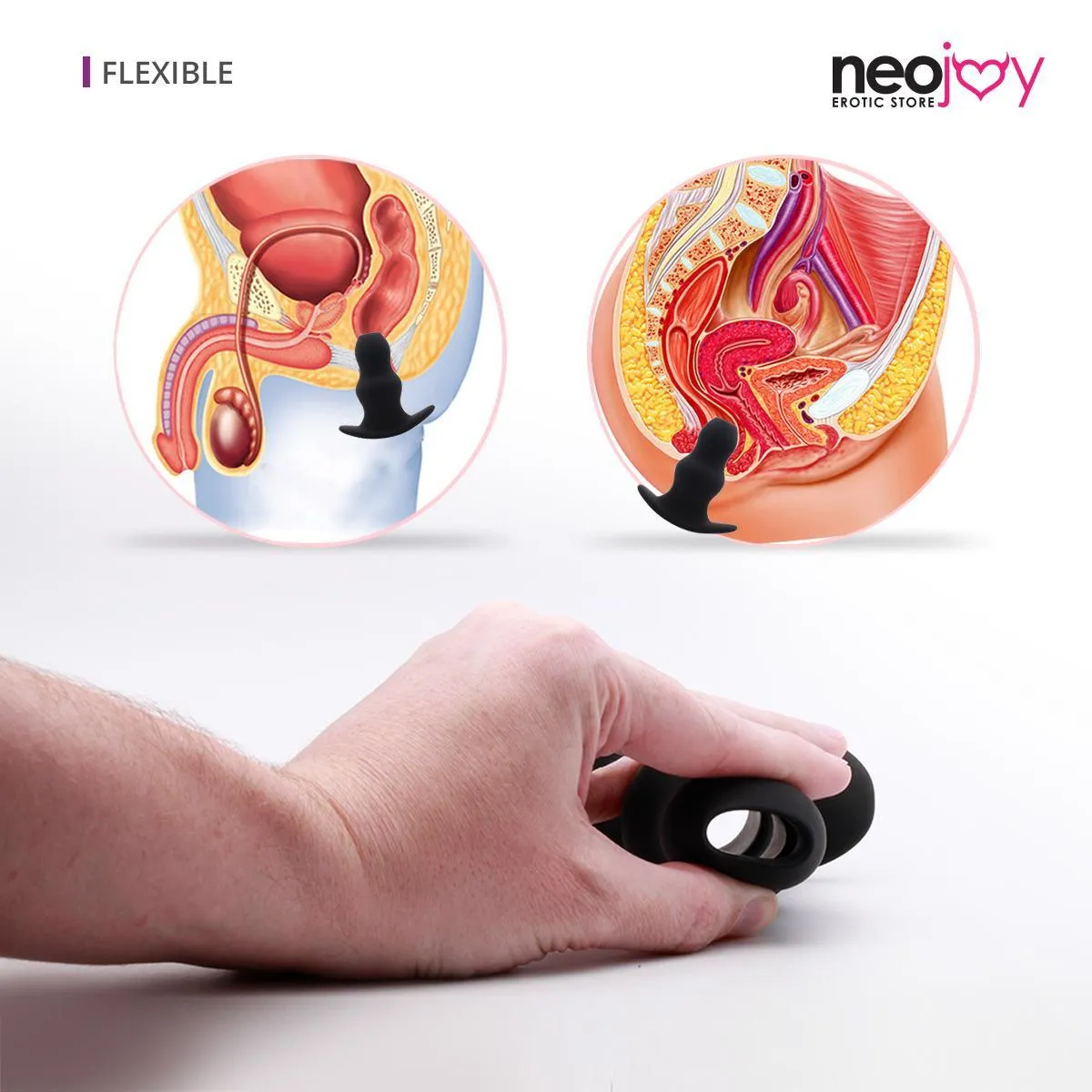 Neojoy Prostate Massager Silicon Flexible