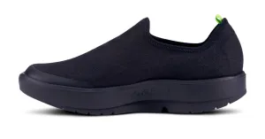 NEW IN BOX! WOMEN'S OOFOS OOMG EEZEE LOW BLACK SZ W9!  ALLEVIATES FOOT PAIN, JOINT PAIN BY REDUCING STRESS ON KNEES, ANKLES & JOINTS!! RETAILS $189 