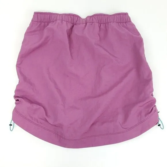 Nike Women's Sportwear Swoosh Woven High Rise Skirt Purple