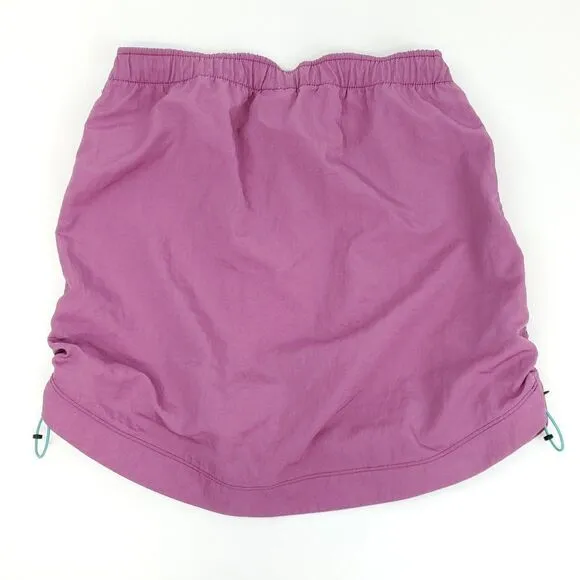 Nike Women's Sportwear Swoosh Woven High Rise Skirt Purple