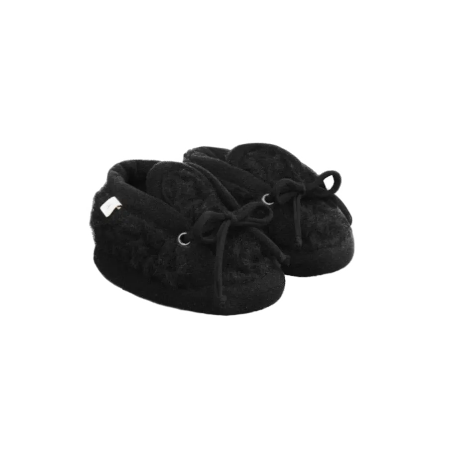 Nina Pure Wool Baby Shoes (Black)