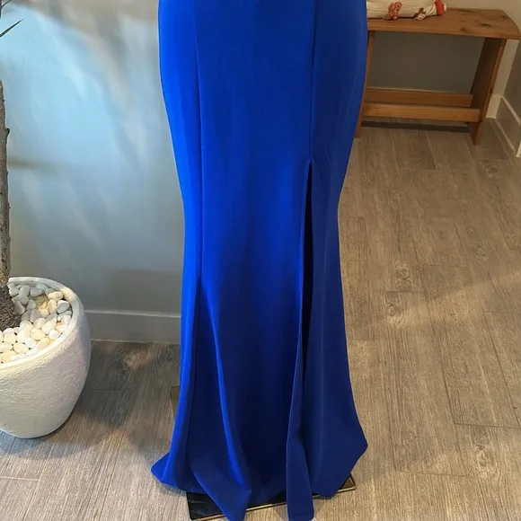 Nordstrom Speechless Spaghetti Strap Beaded Cut-Out Waist Long Dress New!