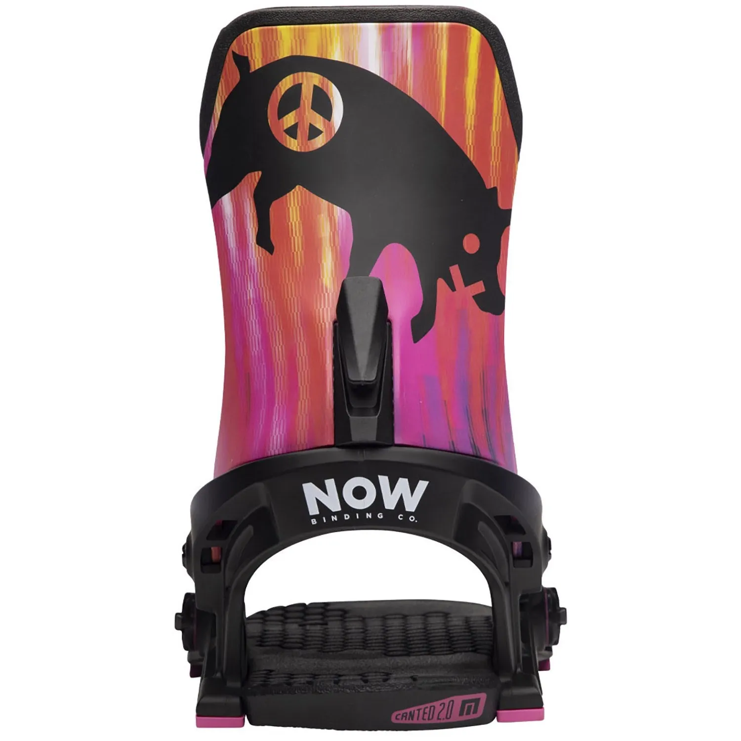 Now Select Pro x Yes Collab Snowboard Bindings Mens Black / Pink