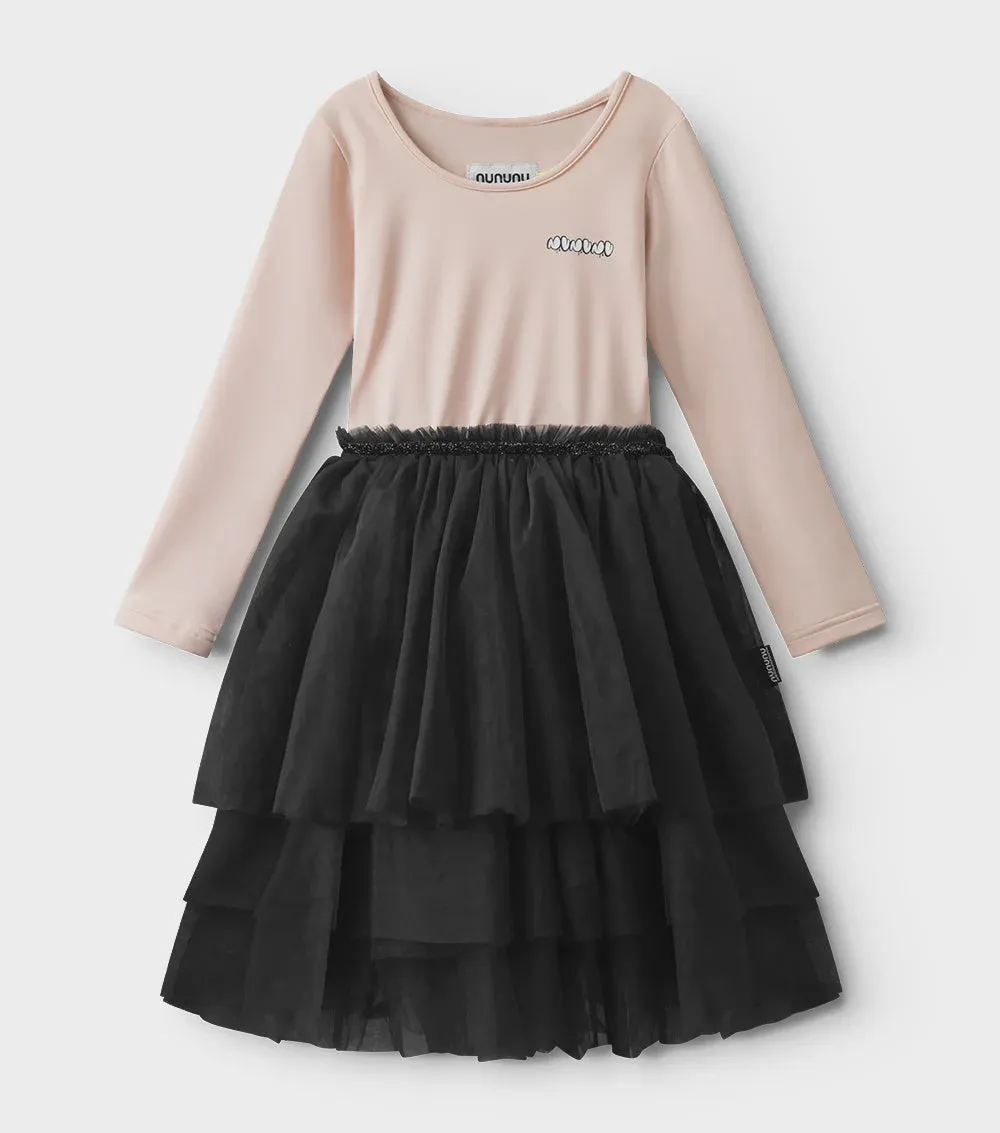 Nununu - Dancer Dress - Black & Nude