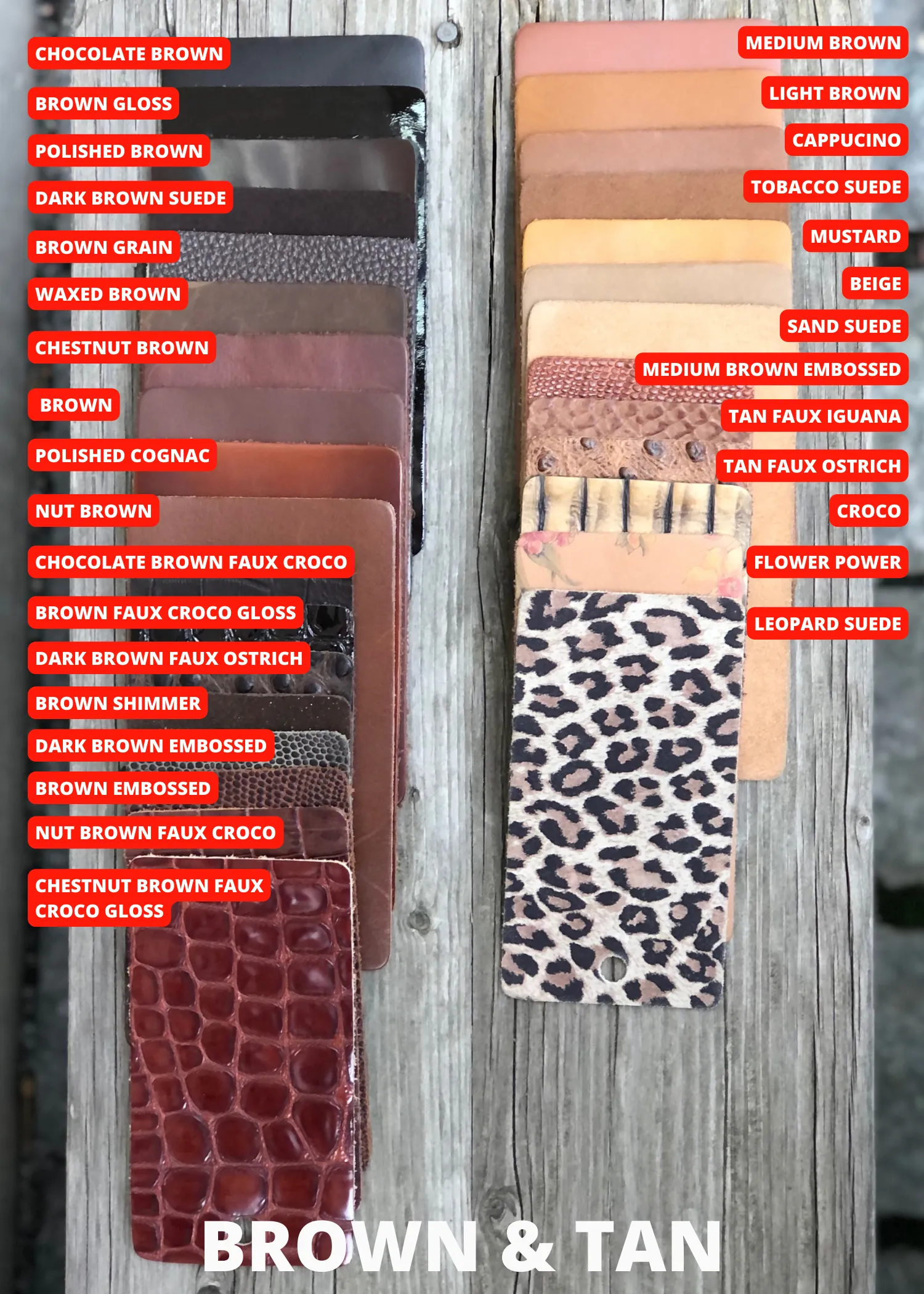 Nut Brown Croco