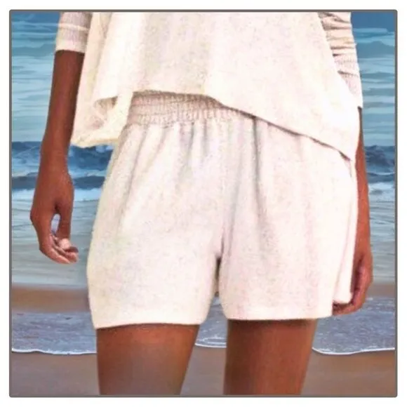 NWT Johnny Was Calme Smocked Cozy Shorts