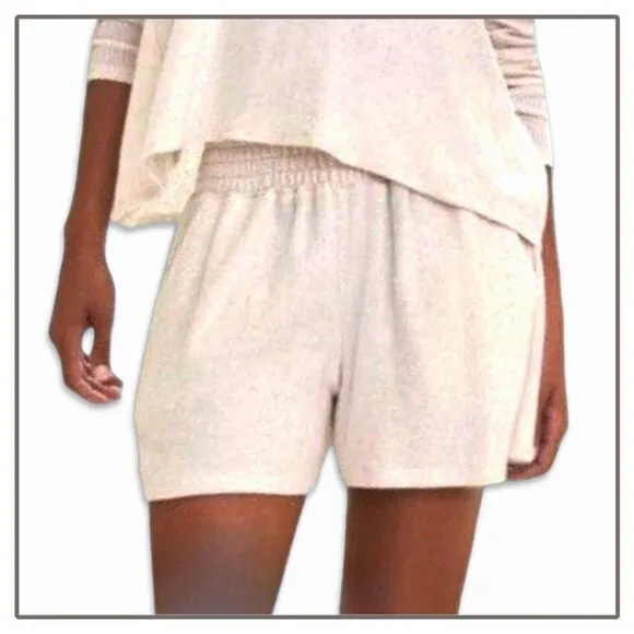 NWT Johnny Was Calme Smocked Cozy Shorts
