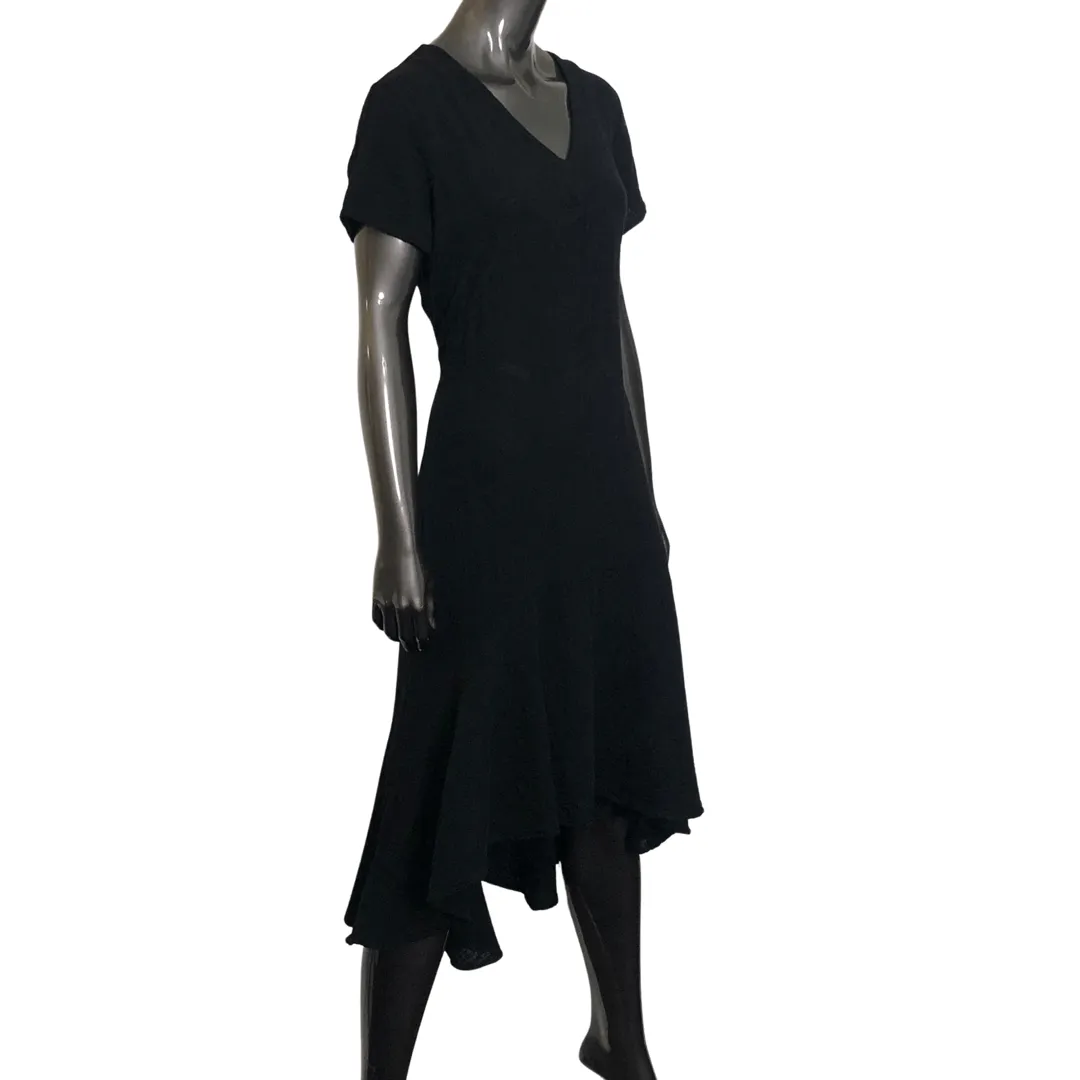 Pamela Maxi V-neck Dress - Black