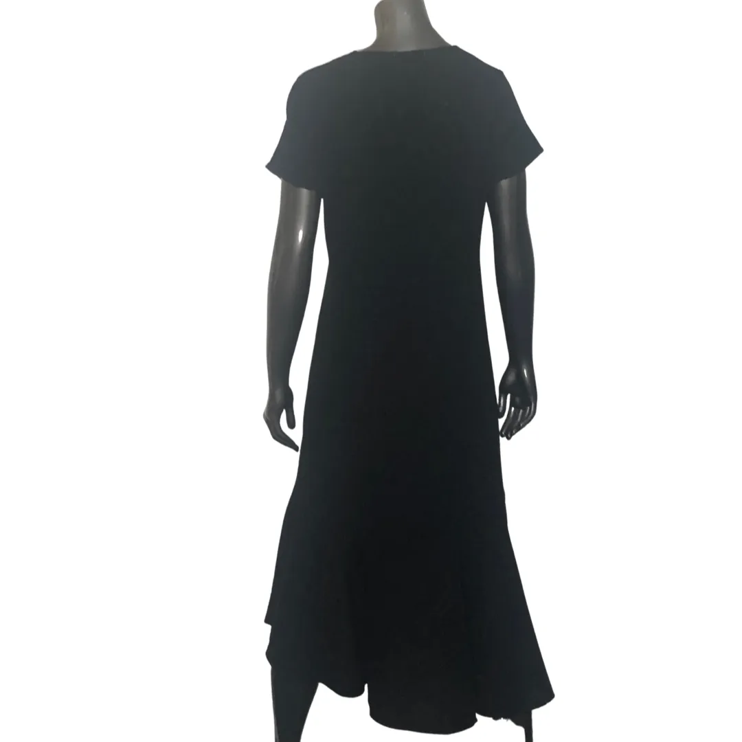 Pamela Maxi V-neck Dress - Black