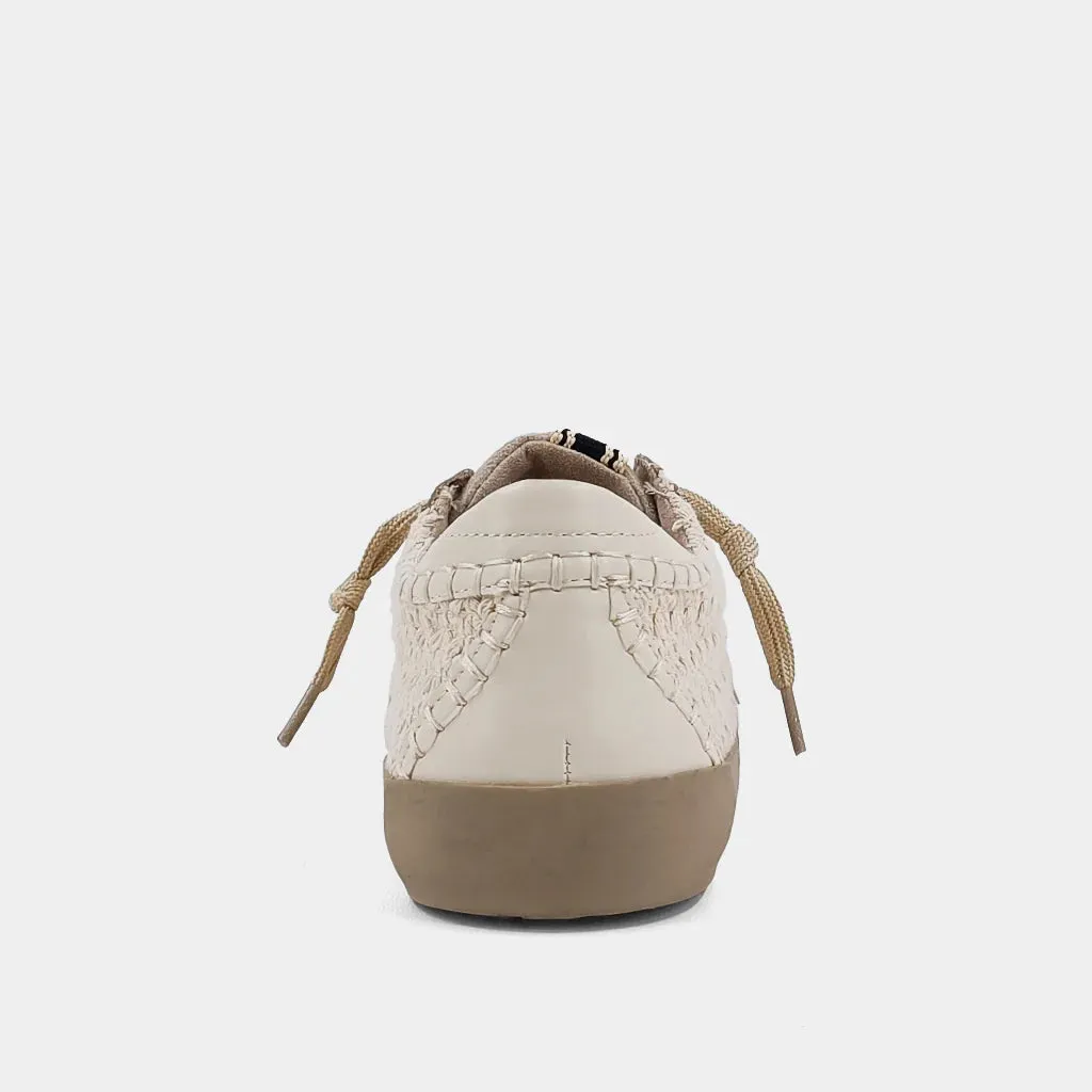 Paula Sneakers In Bone Woven