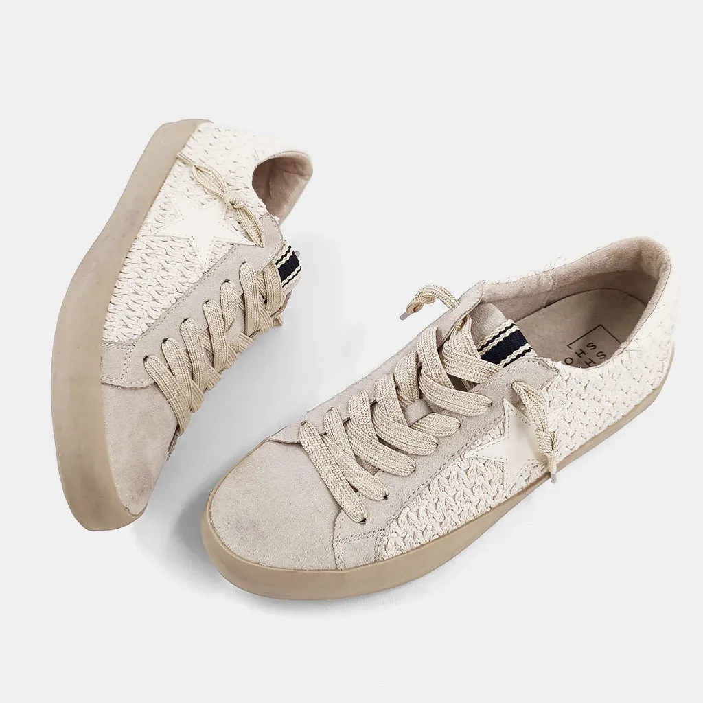 Paula Sneakers In Bone Woven