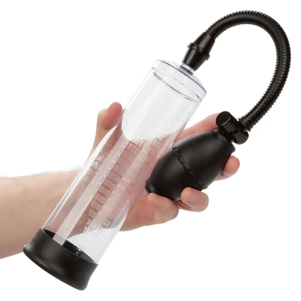 Peak Edging Kit Penis Pump - Black/clear