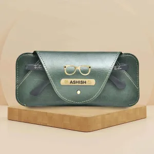 Personalized Stylish Eyewear Case - Olive Green