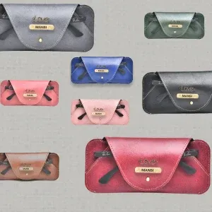 Personalized Stylish Eyewear Case - Olive Green
