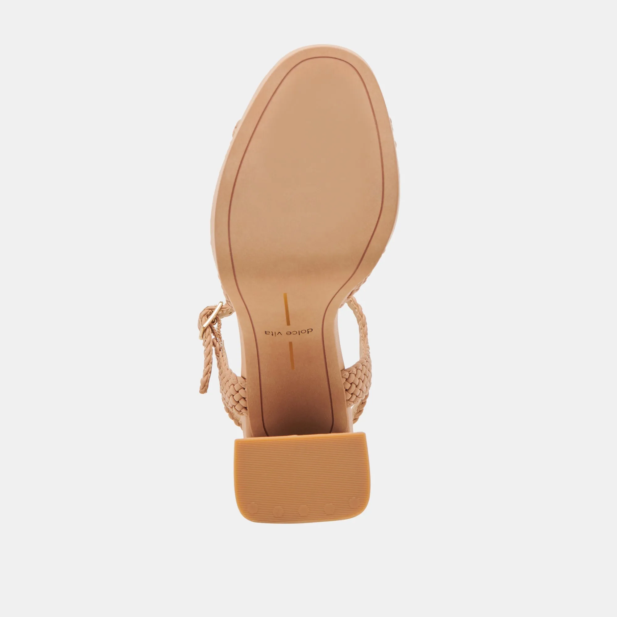 PEYTEN WIDE HEELS CAFE WOVEN STELLA