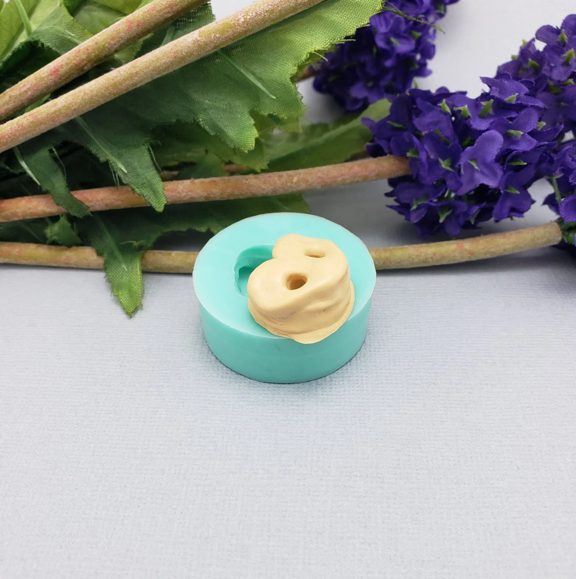Pig Nose Flexible Silicone Mould for Crafts, Jewelry, Resin, Polymer Clay.