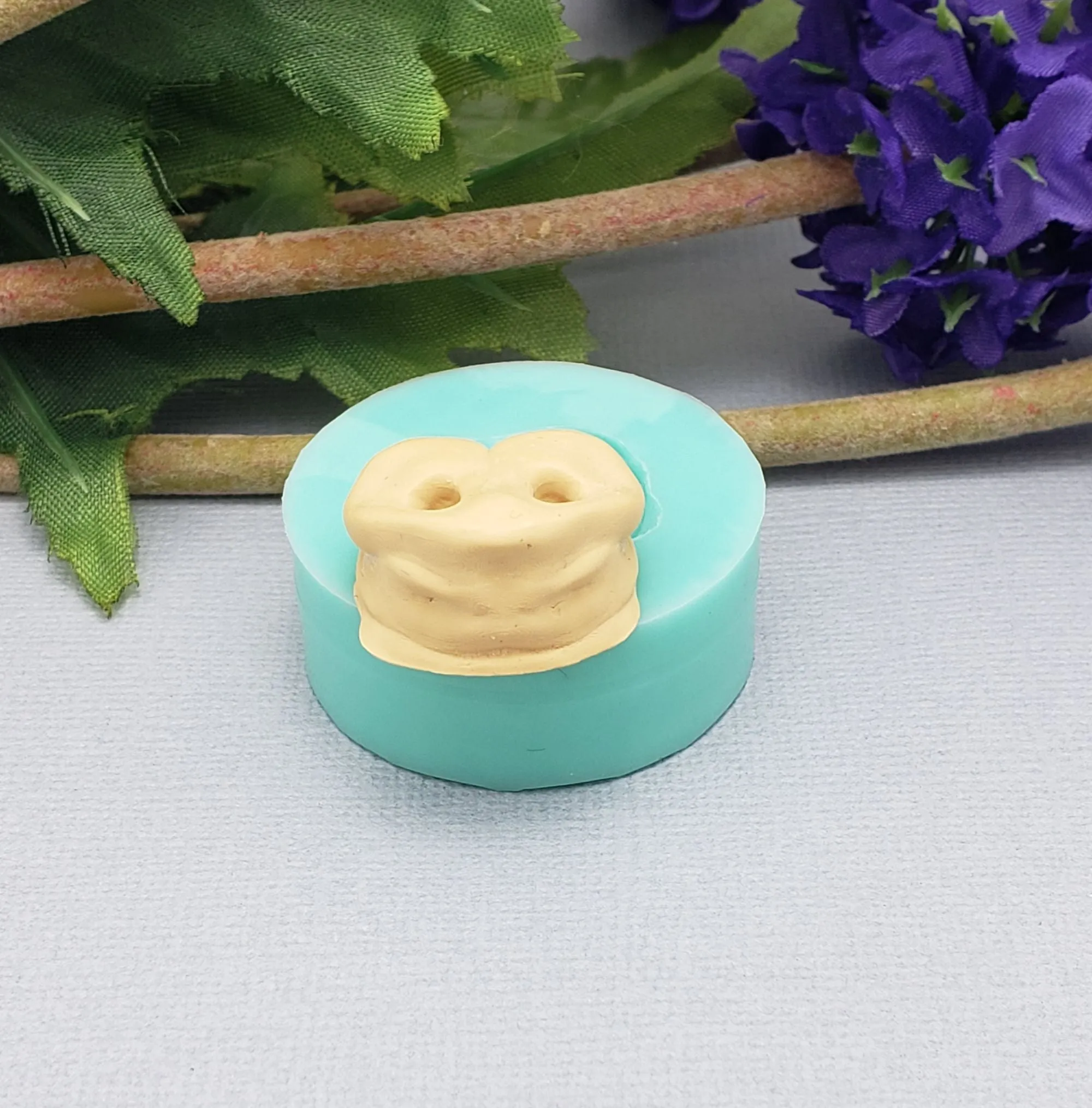 Pig Nose Flexible Silicone Mould for Crafts, Jewelry, Resin, Polymer Clay.