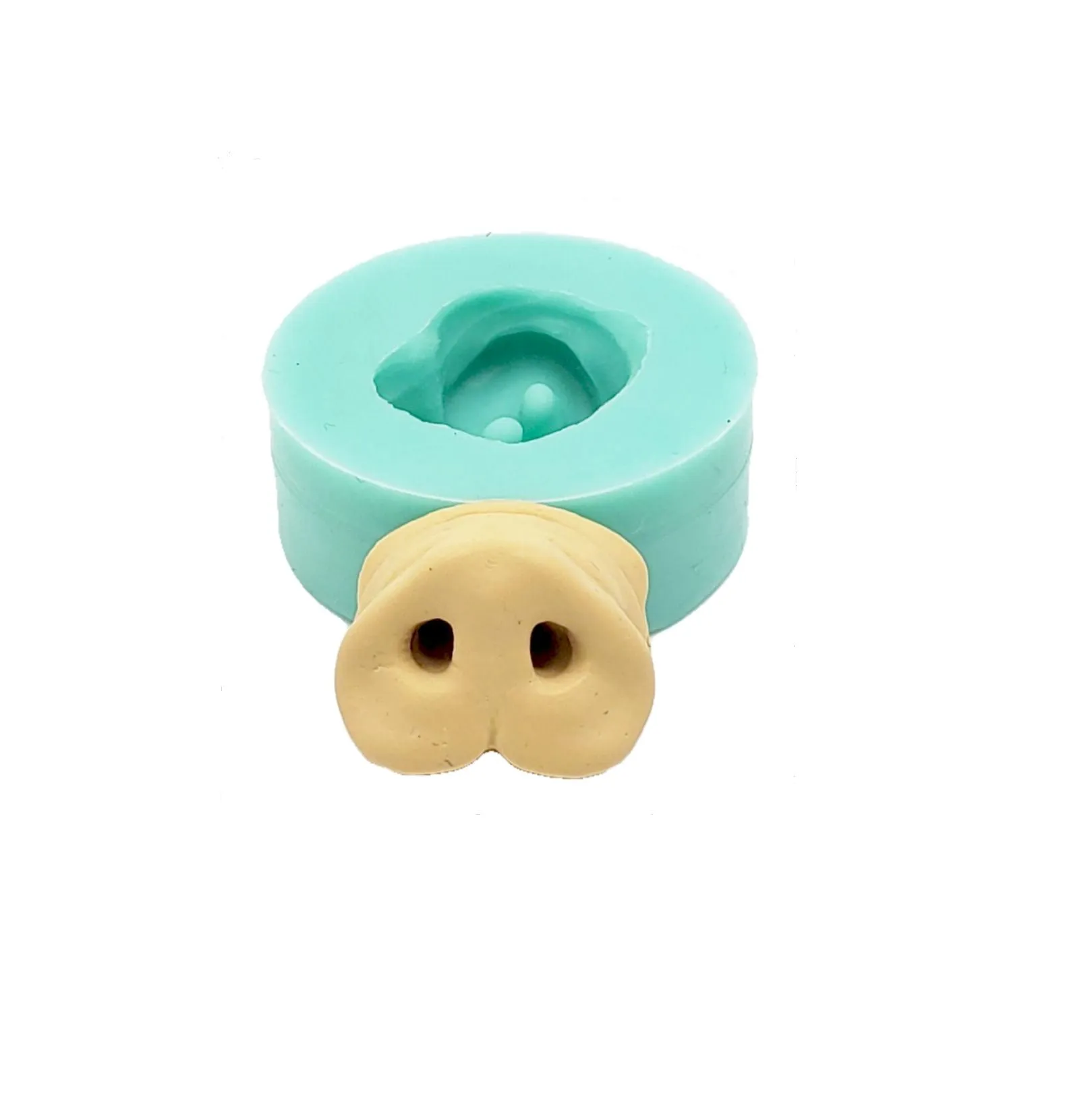 Pig Nose Flexible Silicone Mould for Crafts, Jewelry, Resin, Polymer Clay.