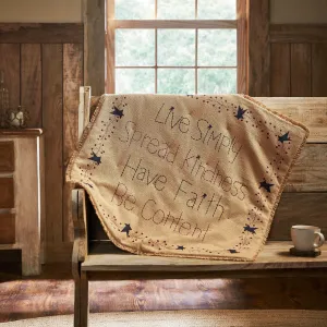 PIP Vinestar Burlap Lap Throw