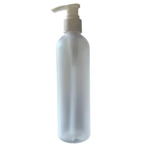 Plastic Pump Bottle - 250 ml (8.5 fl. oz.) - White Frosted