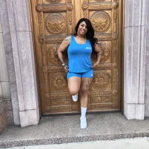 Plus Seventies Tank Top Short Set