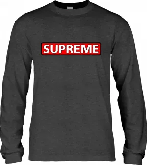 Powell Peralta - Supreme L/S Tee Charcoal Heather