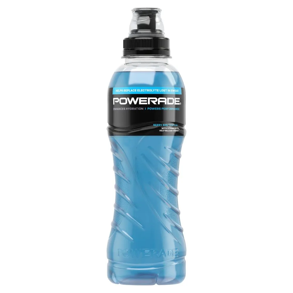 Powerade Berry Tropical, 500ml (Case of 12)