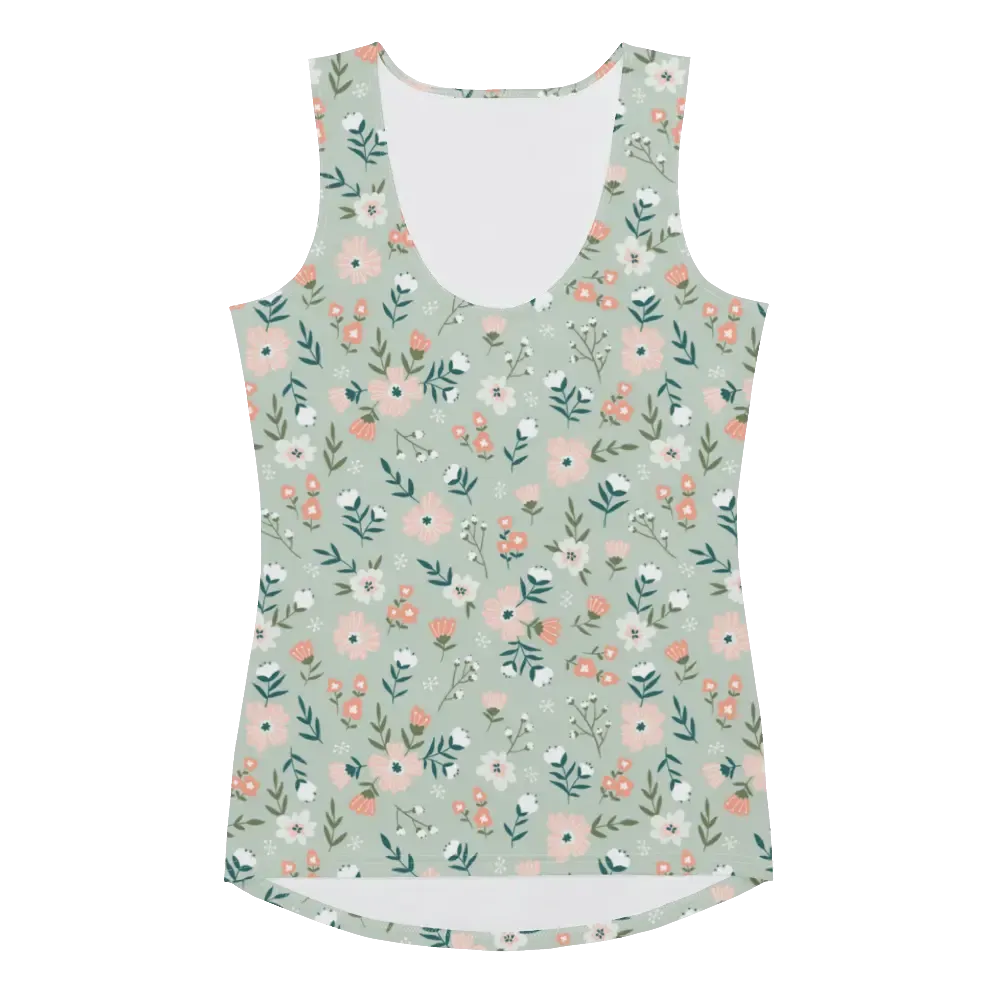 Printer Tank Top_Soft Summer