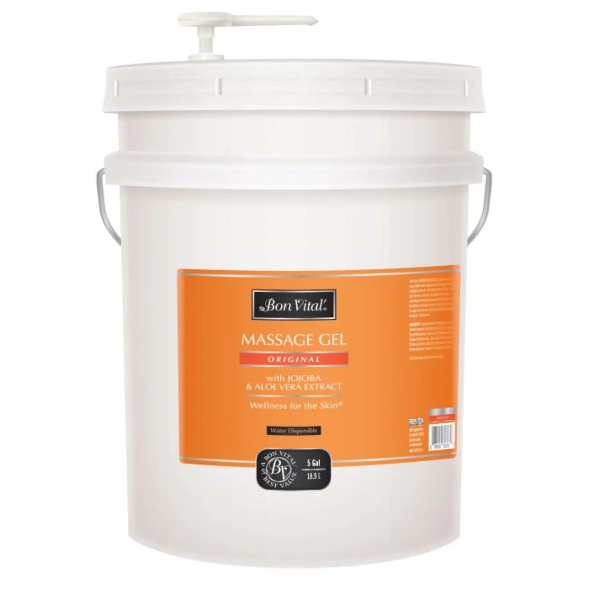 Pump - 5 Gallon Pail - White - Made by Bon Vital