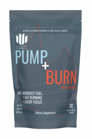 Pump and Burn Pre-Workout - Fruit Punch