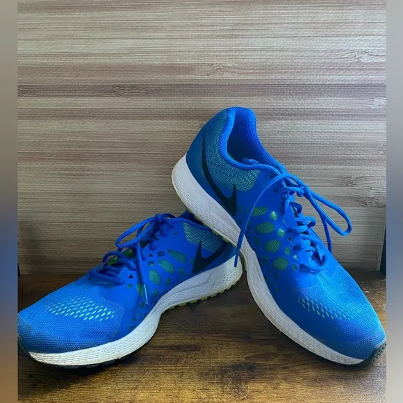 RARE Nike Zoom Pegasus 31 Men US 12 Blue Running Athletic Shoes